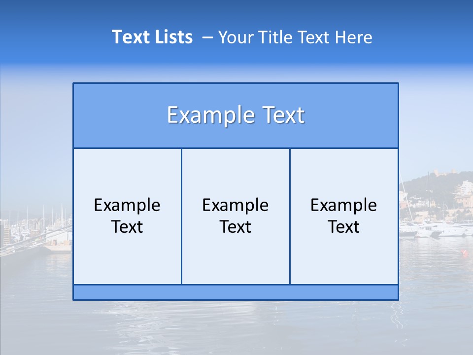 Sea Dock Big PowerPoint Template