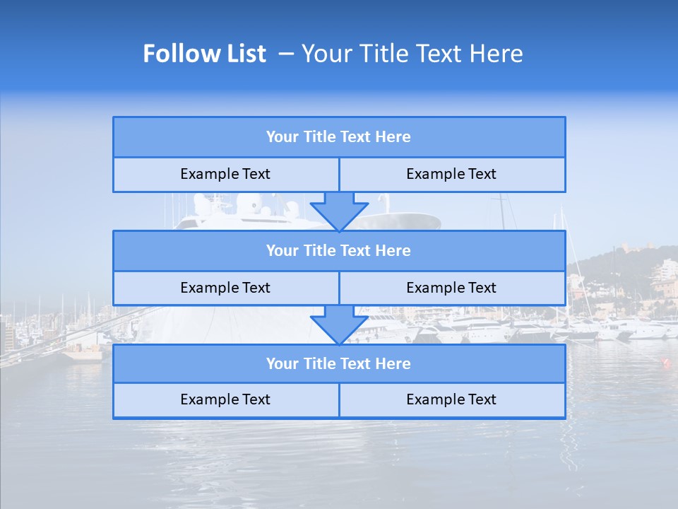 Sea Dock Big PowerPoint Template