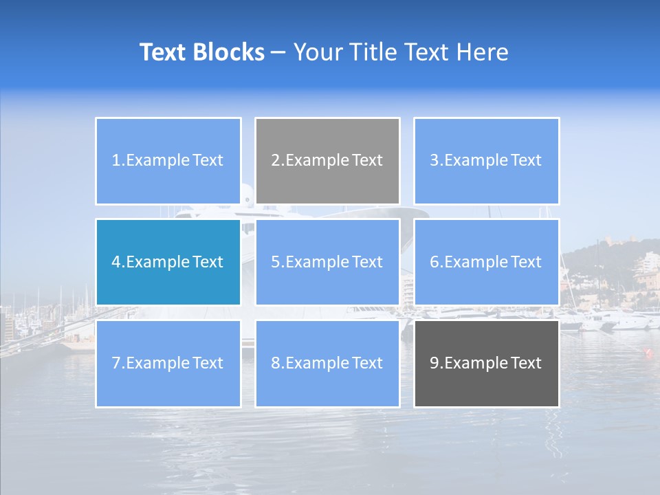Sea Dock Big PowerPoint Template