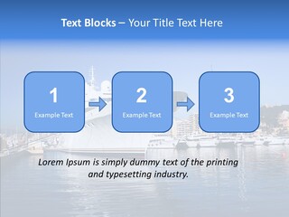 Sea Dock Big PowerPoint Template