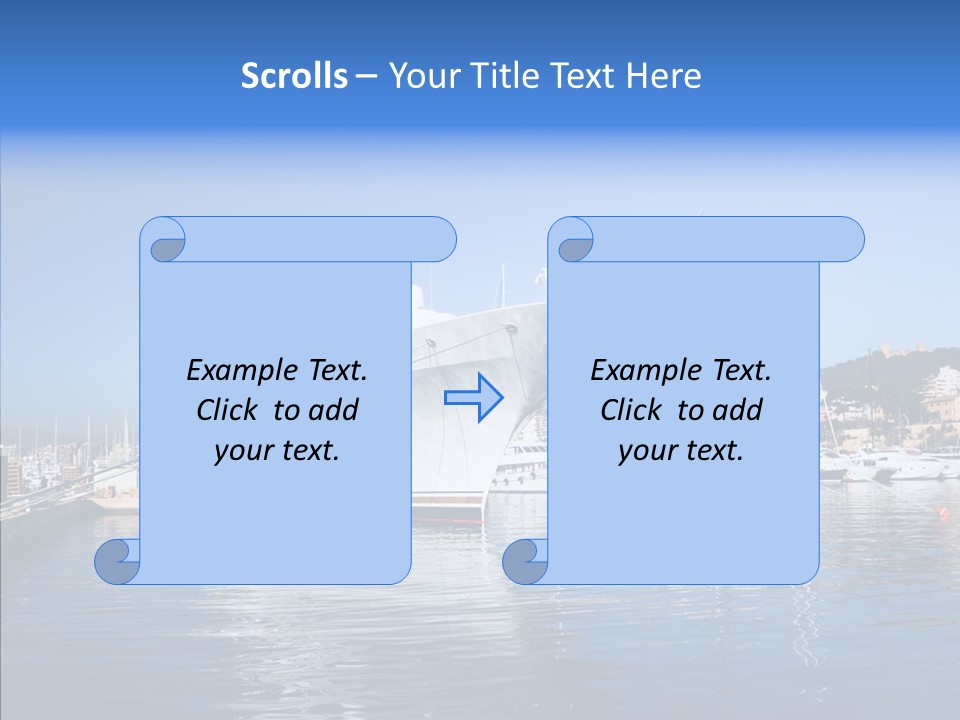 Sea Dock Big PowerPoint Template