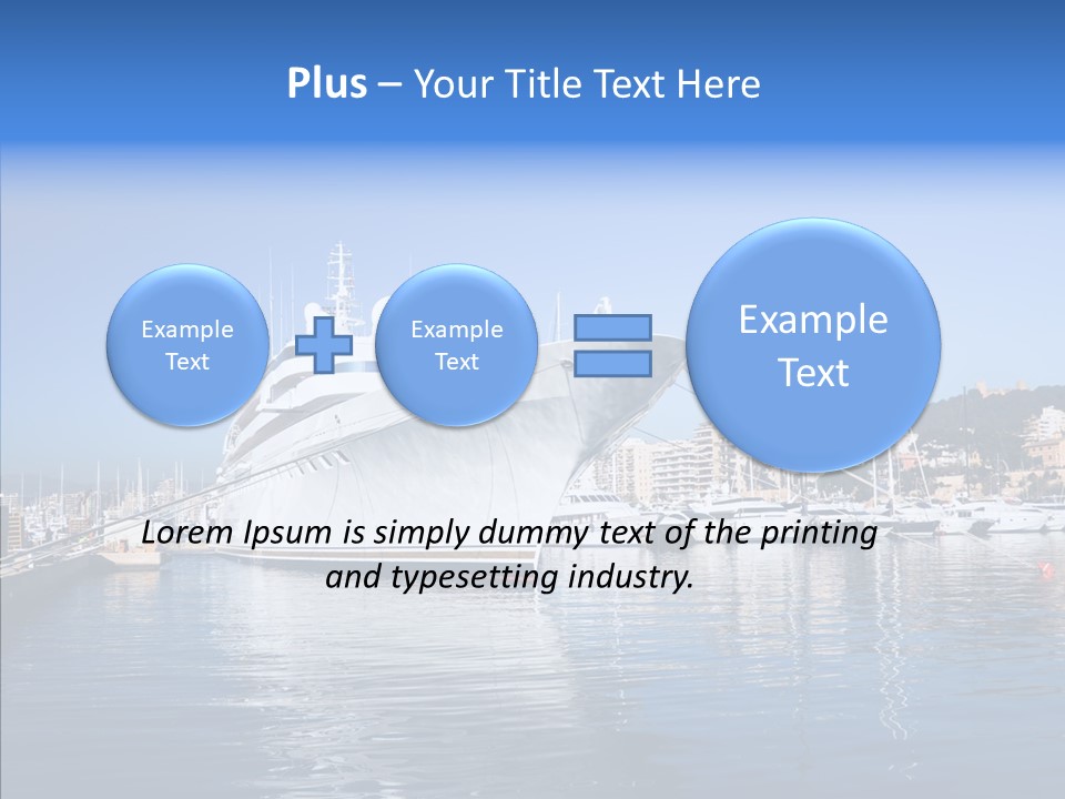Sea Dock Big PowerPoint Template