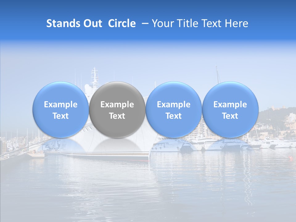 Sea Dock Big PowerPoint Template