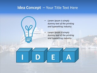 Sea Dock Big PowerPoint Template
