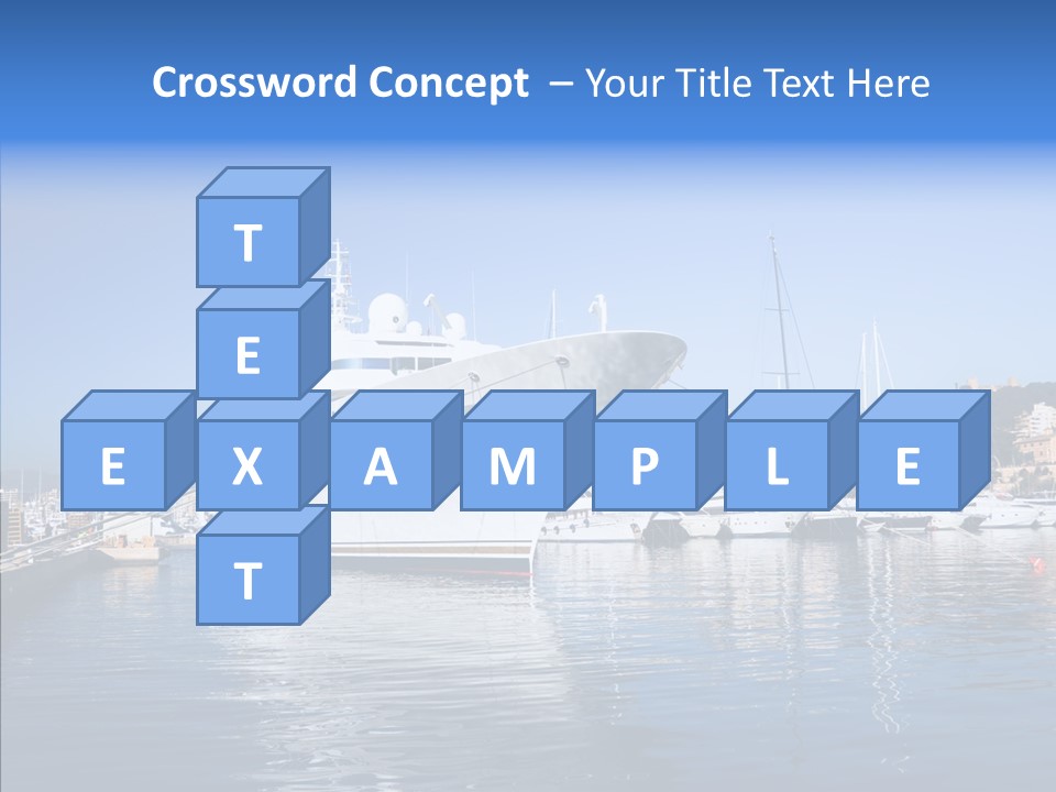 Sea Dock Big PowerPoint Template