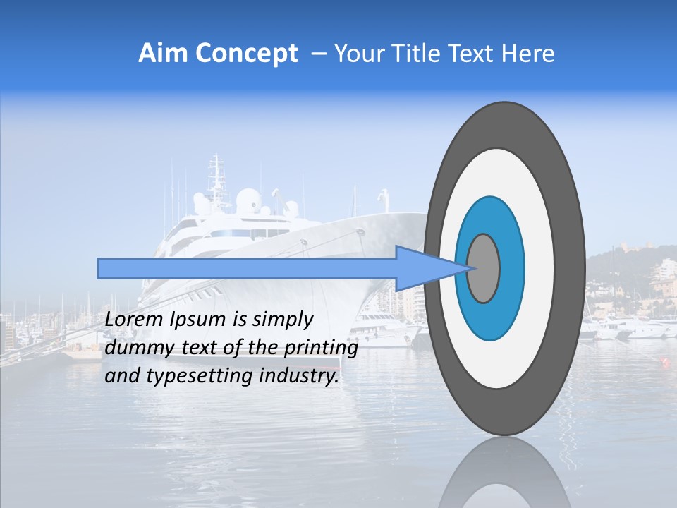 Sea Dock Big PowerPoint Template