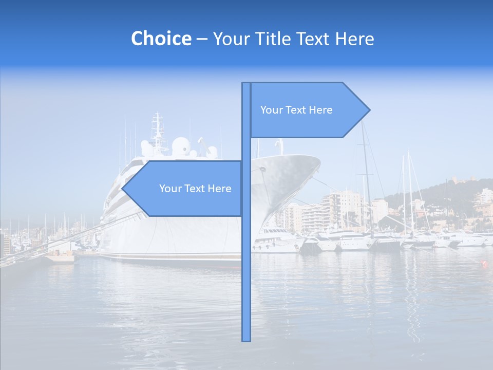 Sea Dock Big PowerPoint Template