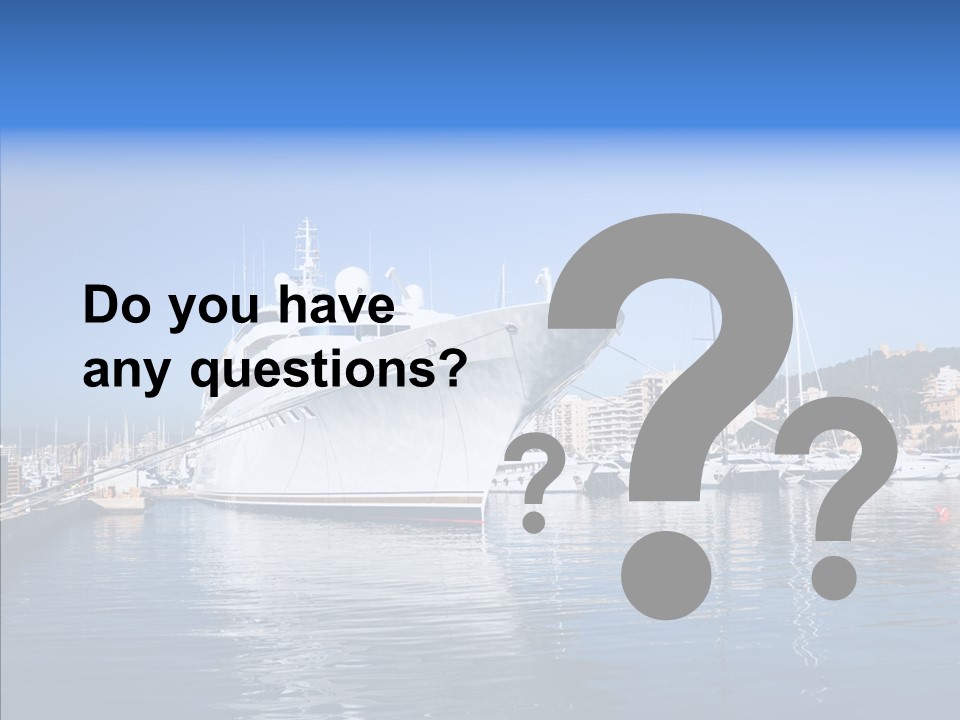 Sea Dock Big PowerPoint Template