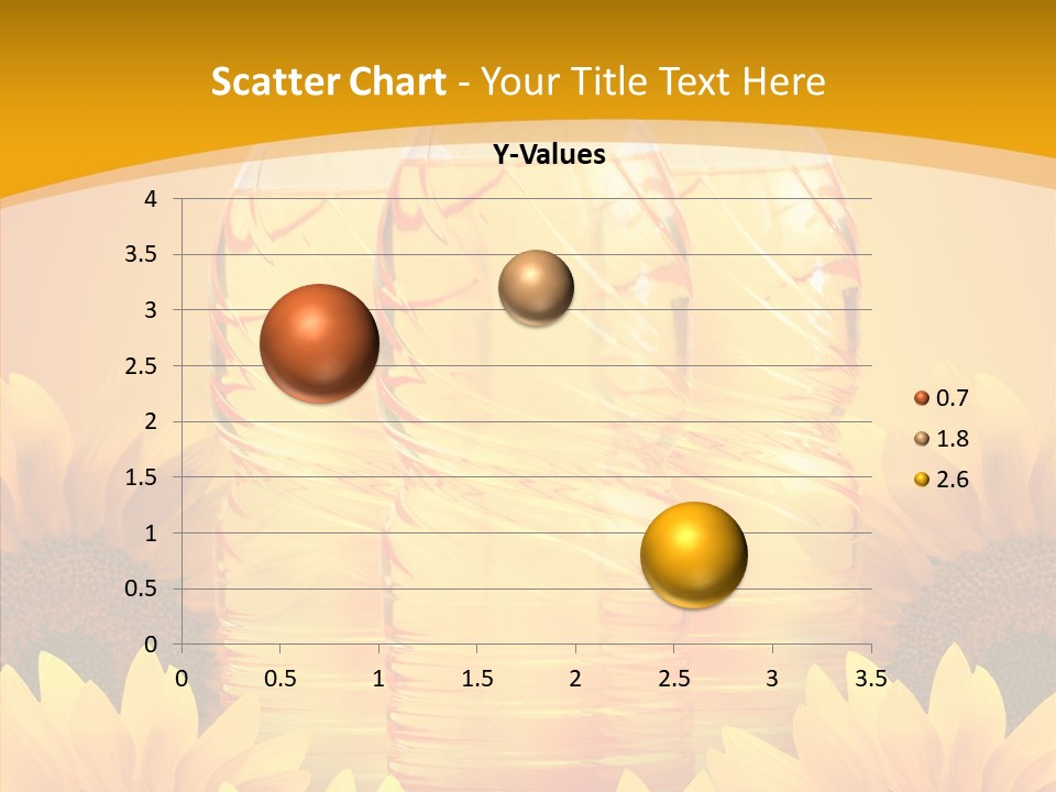 Golden Cooking Oil Yellow PowerPoint Template