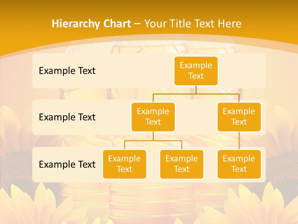 Golden Cooking Oil Yellow PowerPoint Template