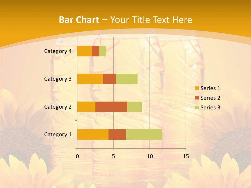 Golden Cooking Oil Yellow PowerPoint Template