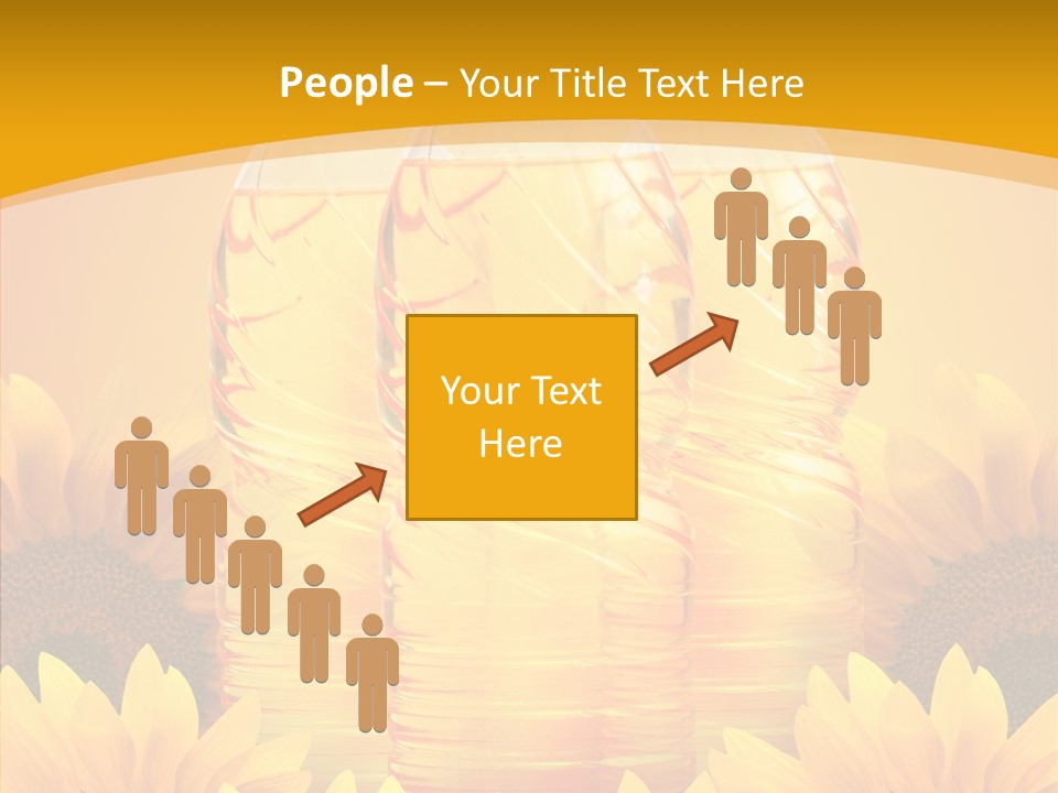 Golden Cooking Oil Yellow PowerPoint Template