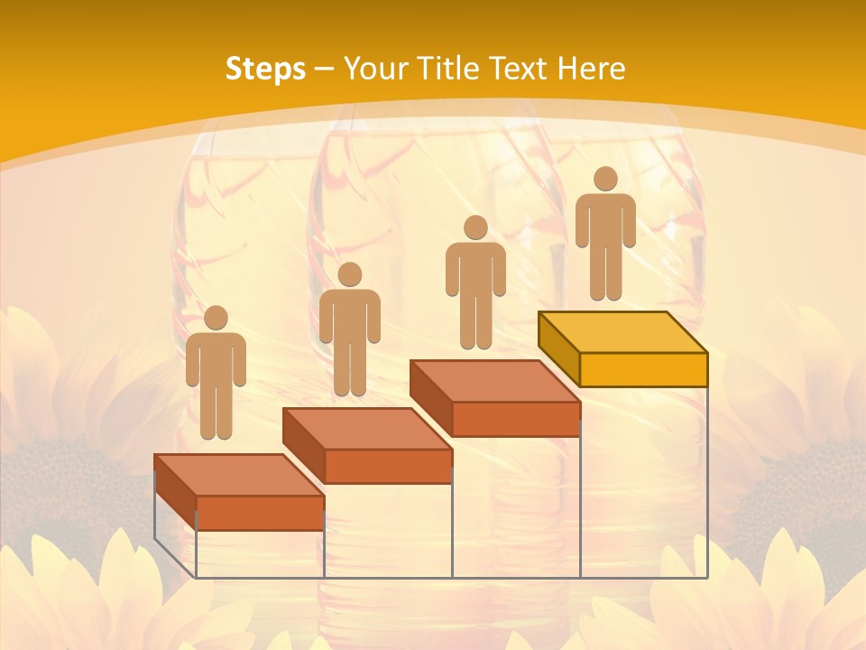 Golden Cooking Oil Yellow PowerPoint Template