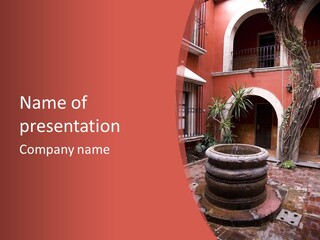 Plant House Building PowerPoint Template