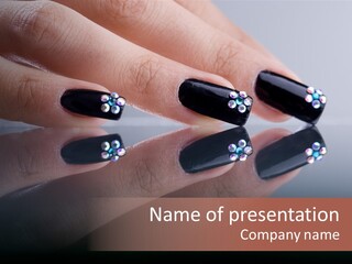 Nails Dynamics Design PowerPoint Template