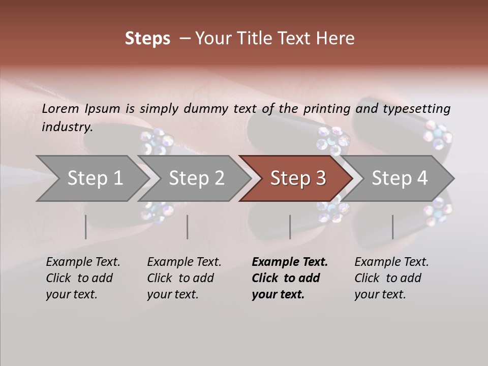 Nails Dynamics Design PowerPoint Template