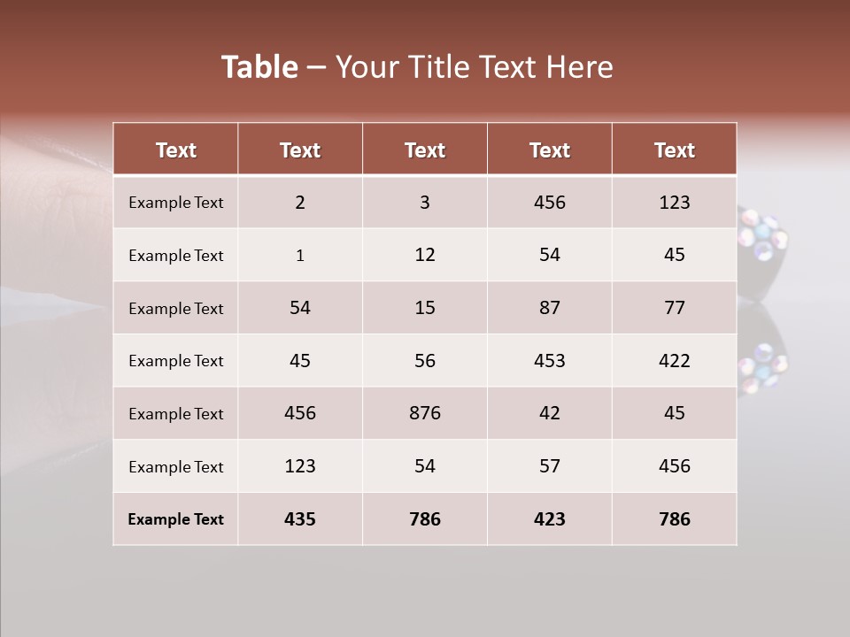 Nails Dynamics Design PowerPoint Template