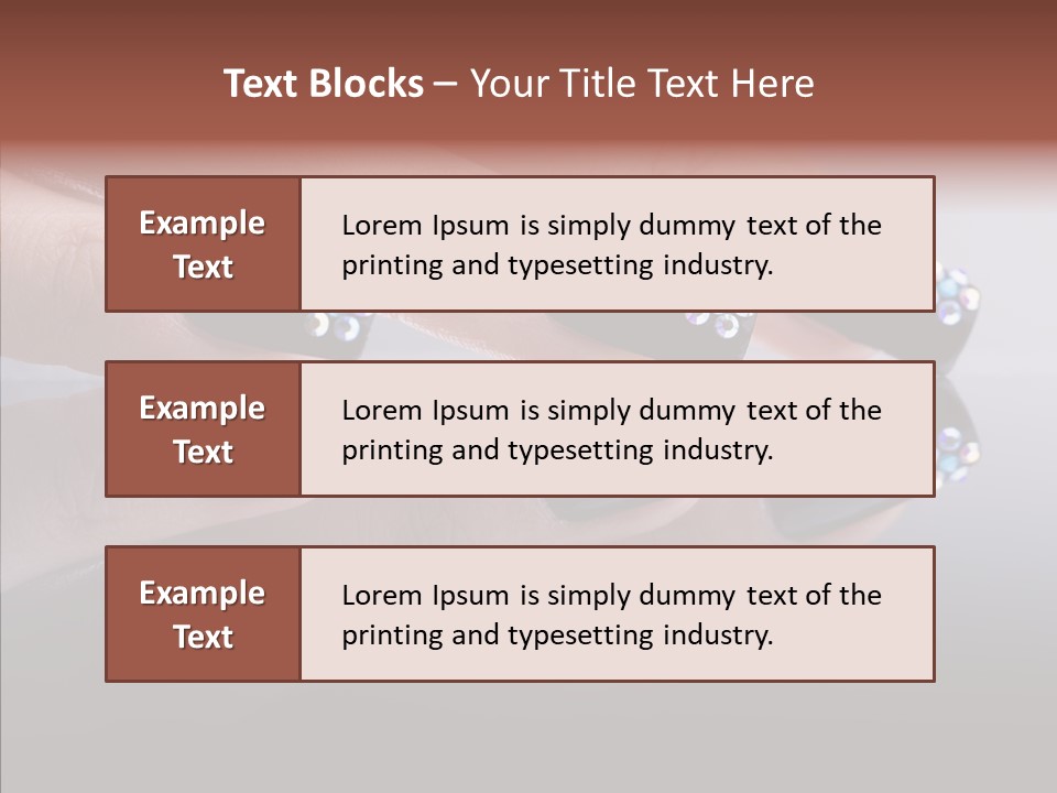 Nails Dynamics Design PowerPoint Template