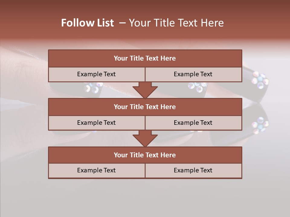 Nails Dynamics Design PowerPoint Template