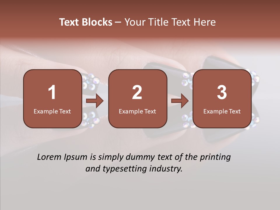 Nails Dynamics Design PowerPoint Template