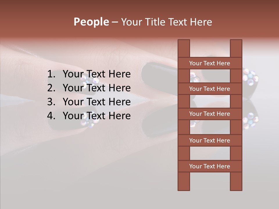 Nails Dynamics Design PowerPoint Template