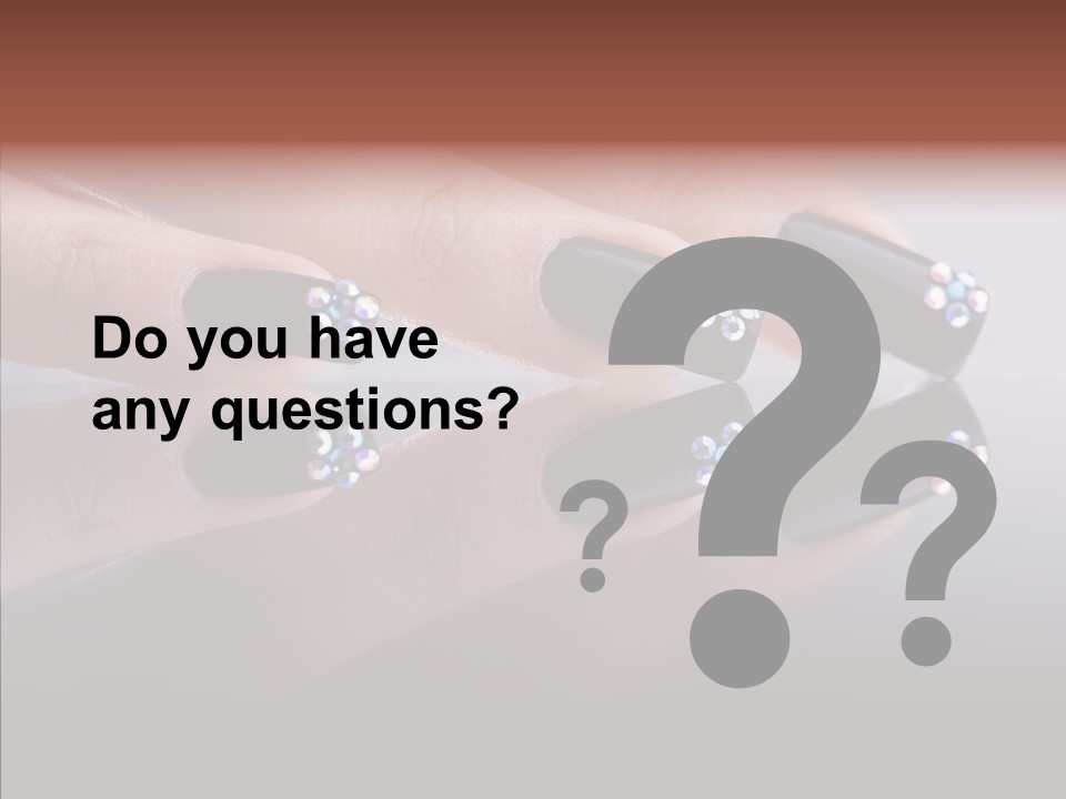 Nails Dynamics Design PowerPoint Template