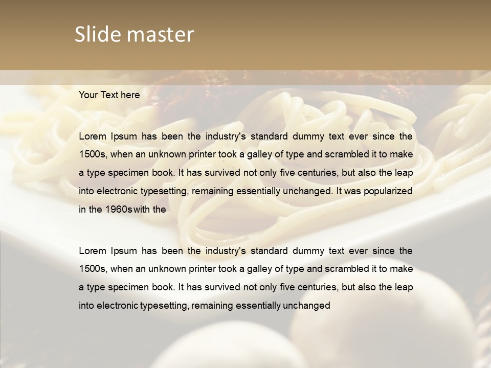 Meal Rattan Diet PowerPoint Template