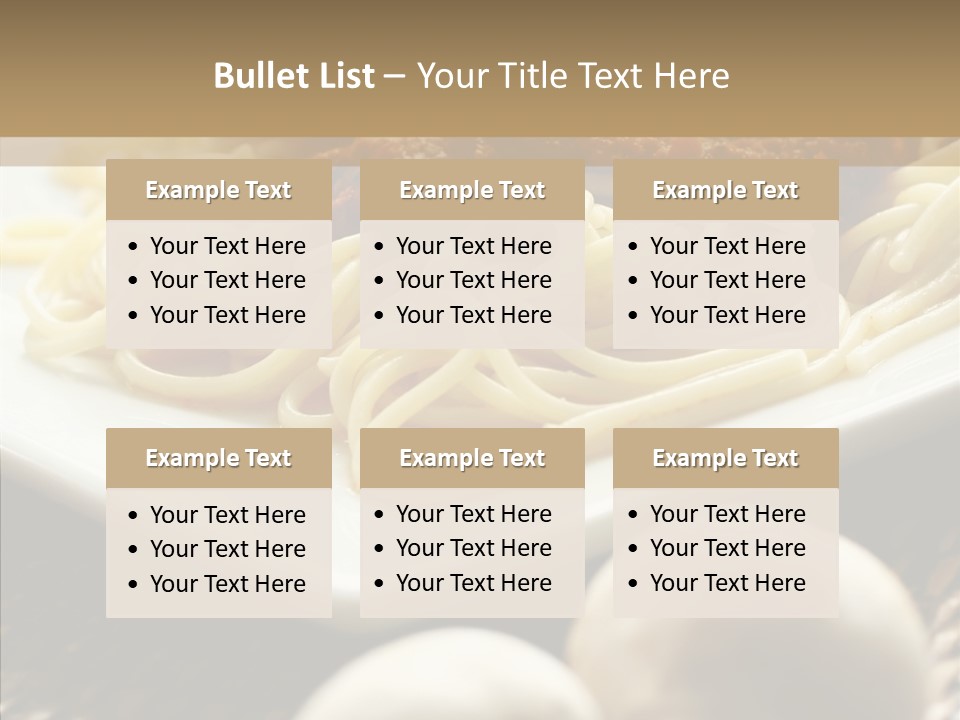 Meal Rattan Diet PowerPoint Template