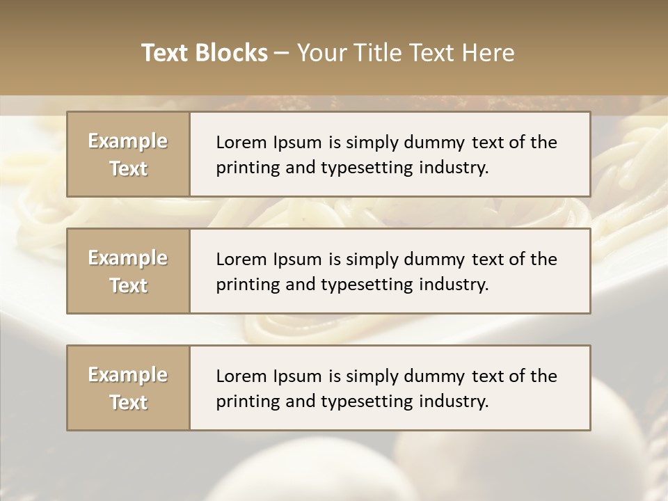 Meal Rattan Diet PowerPoint Template