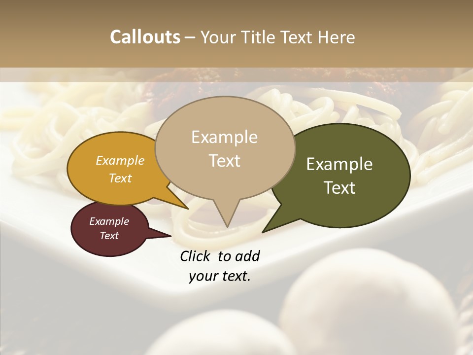 Meal Rattan Diet PowerPoint Template