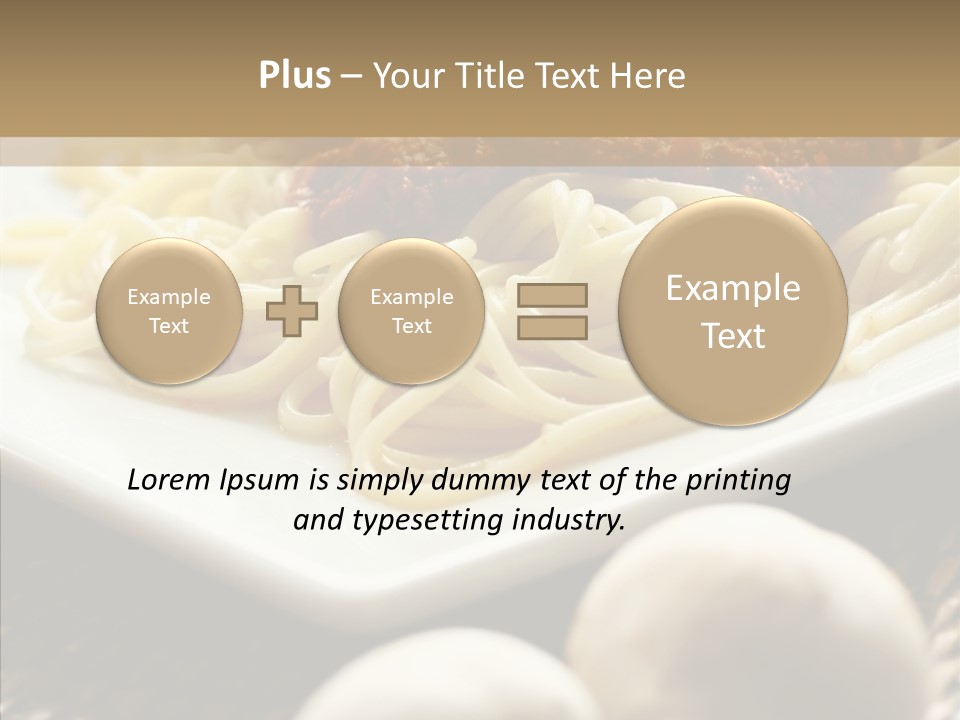 Meal Rattan Diet PowerPoint Template