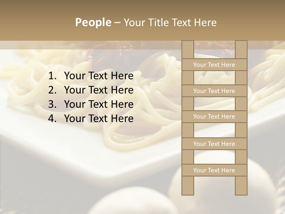 Meal Rattan Diet PowerPoint Template