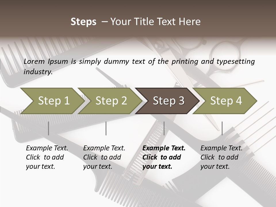 Set Care Accessory PowerPoint Template