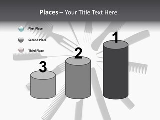 Cosmetics Handle Comb PowerPoint Template