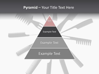 Cosmetics Handle Comb PowerPoint Template