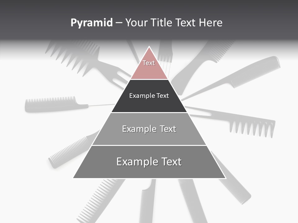 Cosmetics Handle Comb PowerPoint Template