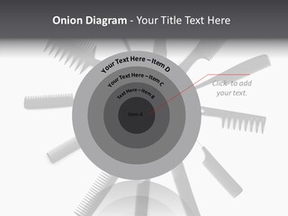 Cosmetics Handle Comb PowerPoint Template
