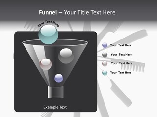 Cosmetics Handle Comb PowerPoint Template