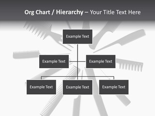Cosmetics Handle Comb PowerPoint Template