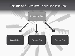 Cosmetics Handle Comb PowerPoint Template