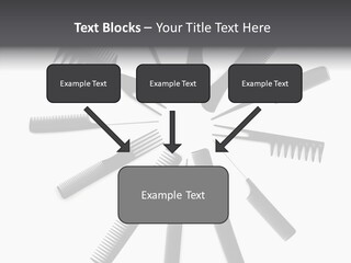 Cosmetics Handle Comb PowerPoint Template