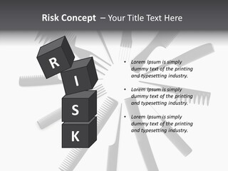 Cosmetics Handle Comb PowerPoint Template