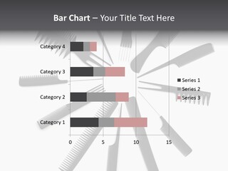 Cosmetics Handle Comb PowerPoint Template