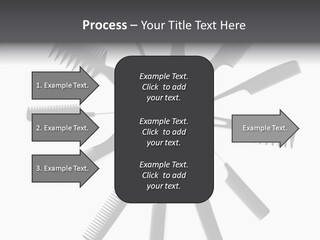 Cosmetics Handle Comb PowerPoint Template