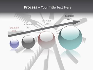 Cosmetics Handle Comb PowerPoint Template