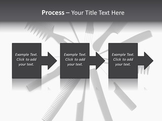 Cosmetics Handle Comb PowerPoint Template