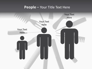 Cosmetics Handle Comb PowerPoint Template