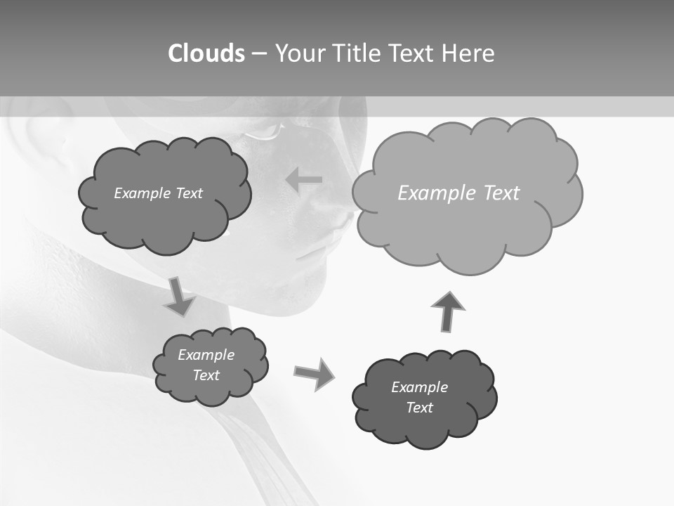 Super Hero Graphic Villin PowerPoint Template