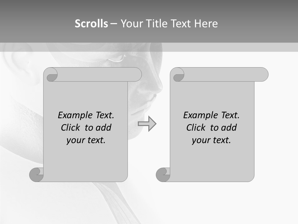 Super Hero Graphic Villin PowerPoint Template