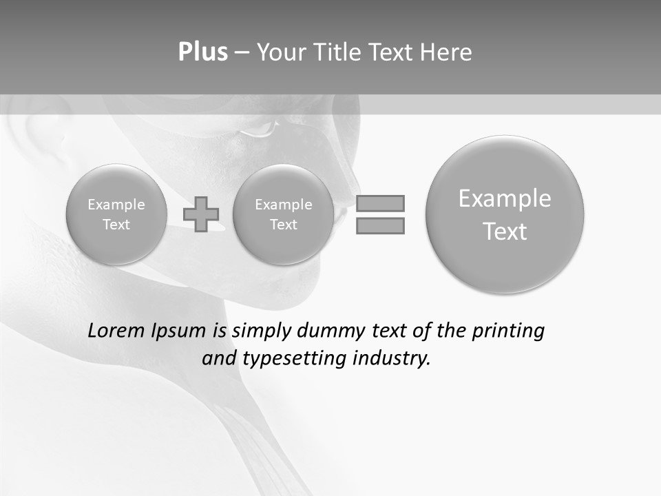 Super Hero Graphic Villin PowerPoint Template